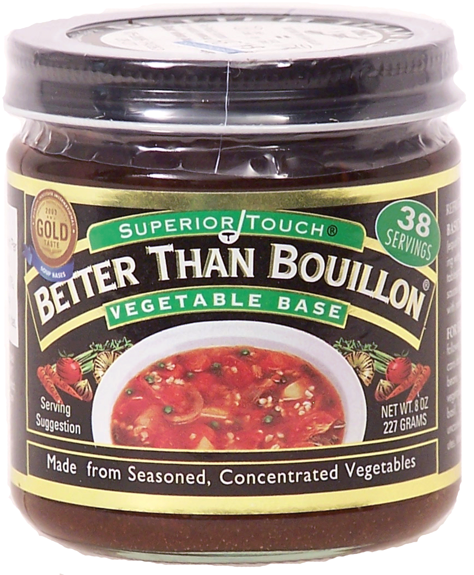 Better Than Bouillon Superior Touch vegetable base made from seasoned, concentrated vegetables 38 servings Full-Size Picture